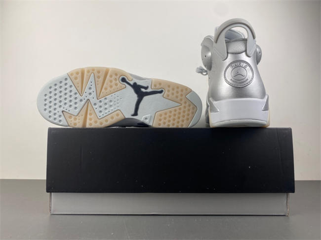 PSG x Air Jordan 6 "Metallic Silver" IQ5135-001