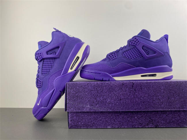 Nigel Sylvester x Air Jordan 4 RETRO Purple HF4340-500
